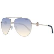 Goud Vrouwen Aviator Zonnebril Guess , Yellow , Dames