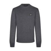 Grijze Sweaters voor Mannen Dolce & Gabbana , Gray , Heren