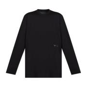 Lange mouw T-shirt Y-3 , Black , Heren