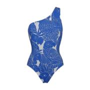 Tropisch Badpak Maracas Eres , Blue , Dames