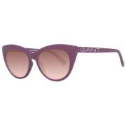 Paarse Dames Cat Eye Zonnebril Gant , Purple , Dames