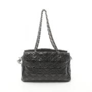 Pre-owned Leather shoulder-bags Chanel Vintage , Black , Dames