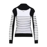 Zwarte Trui Elegante Stijl Jean Paul Gaultier , Black , Dames