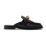 Zwarte Open Back Loafers Bottega Veneta , Black , Dames