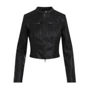 Zwarte jas voor vrouwen Diesel , Black , Dames