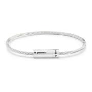 Kabelarmband 9g Le Gramme , Gray , Unisex