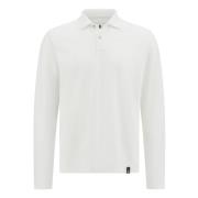 Hoogwaardig Piqué Polo Shirt Boggi Milano , White , Heren