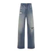 Blauwe Jeans voor Vrouwen MM6 Maison Margiela , Blue , Dames