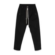 Zwarte Elastische Shorts met Trekkoordtaille Rick Owens , Black , Here...