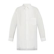 Overhemd met zak Y-3 , White , Heren