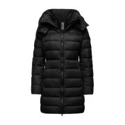 Zwarte Winterjas Stijlvol Vrouwen BomBoogie , Black , Dames