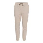 Broek met relaxte pasvorm en elastische tailleband Cream , Beige , Dam...