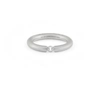 Segment Ring Gemaakt in Frankrijk 7g Le Gramme , Gray , Unisex