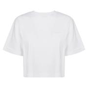 Jersey Logo Doula T-Shirt Pinko , White , Dames