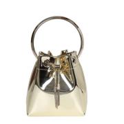 Metallic Leren Emmertas Jimmy Choo , Yellow , Dames