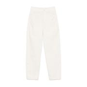 Witte klassieke vijf-pocket broek Lemaire , White , Dames