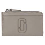 Stijlvolle Multi Wallet met Toprits Marc Jacobs , Gray , Dames