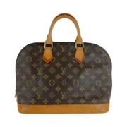 Pre-owned Canvas handbags Louis Vuitton Vintage , Brown , Dames