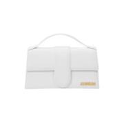 Leather handbags Jacquemus , White , Dames