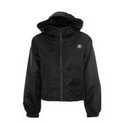 Hardloop windjack met rubberen logo Sporty & Rich , Black , Dames