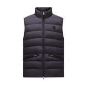 Lichtgewicht Nylon Donsvest Moncler , Black , Heren