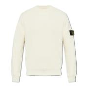 Trui met logo Stone Island , Beige , Heren