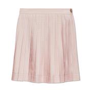 Geplooide zijden rok Versace , Pink , Dames