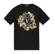 T-shirt met print Versace Jeans Couture , Black , Heren