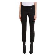 Chinos Broek Art. Cp0674A23 Patrizia Pepe , Black , Dames