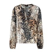 Lange Mouw Blouse Monari , Multicolor , Dames