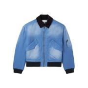 Gewatteerde Bomberjack Corduroy Afwerking Loewe , Blue , Heren