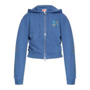 Hoodie met glinsterende applicaties Kenzo , Blue , Dames