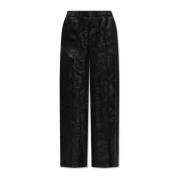 Broek met bloemenpatroon Kenzo , Black , Dames