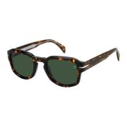 Groene Lens Acetaat Zonnebril voor Mannen Eyewear by David Beckham , B...