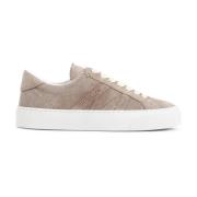 Lage Beige Sneakers Moncler , Beige , Dames