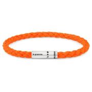 Fluorescerende Oranje Nato Kabelarmband 7g Le Gramme , Orange , Unisex