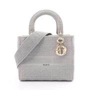 Pre-owned Canvas handbags Dior Vintage , Gray , Dames