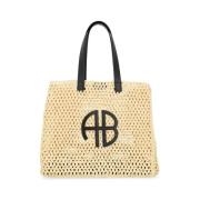 Grote Rio Tote Anine Bing , Beige , Dames