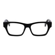 Stijlvolle Bril Stijl 7E Optisch Off White , Black , Unisex