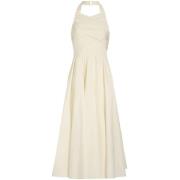 Witte Jurk met Sweetheart Neck Patou , White , Dames