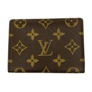 Pre-owned Canvas wallets Louis Vuitton Vintage , Brown , Dames