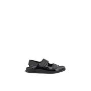 Velcro Leren Sandalen met Anatomische Binnenzool Pedro García , Black ...