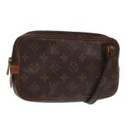 Pre-owned Canvas louis-vuitton-bags Louis Vuitton Vintage , Brown , Da...