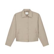 Cropped Jacket W200501 Olaf Hussein , Beige , Dames