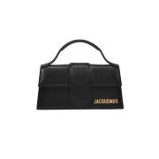 Zwarte Crossbody Tas - Gestructureerd Ontwerp Jacquemus , Black , Dame...