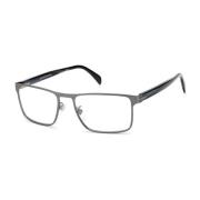 Metalen Frame Bril met Metalen Armband Eyewear by David Beckham , Gray...