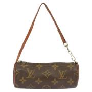 Pre-owned Canvas louis-vuitton-bags Louis Vuitton Vintage , Brown , Da...