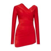 Gedrapeerde Jurk Balenciaga , Red , Dames