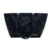 Lente/Zomer Dames Grote Tassen Collectie Desigual , Black , Dames