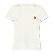 T-shirt met logopatch Kenzo , White , Dames